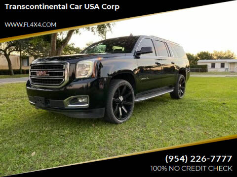 2015 GMC Yukon XL for sale at Transcontinental Car USA Corp in Fort Lauderdale FL