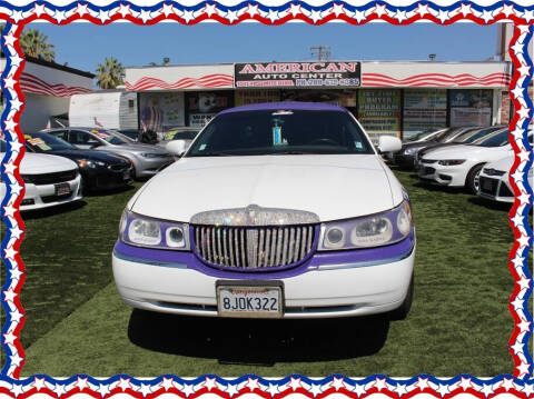 2000 Lincoln Town Car for sale at American Auto Depot in Modesto CA