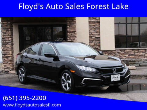 2019 Honda Civic for sale at Floyd's Auto Sales Forest Lake in Forest Lake MN