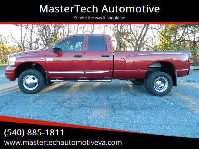 2008 Dodge Ram 3500 for sale at MasterTech Automotive in Staunton VA