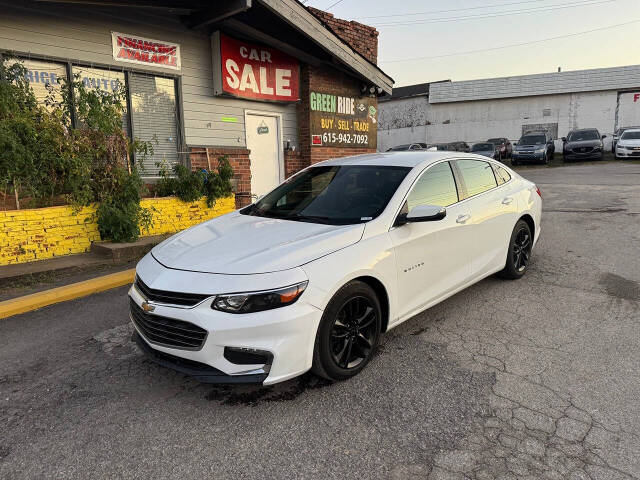 2018 Chevrolet Malibu for sale at Green Ride LLC in NASHVILLE, TN