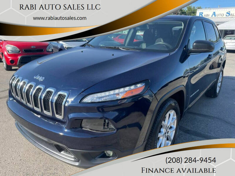 2014 Jeep Cherokee for sale at RABI AUTO SALES LLC in Garden City ID