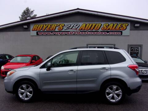2014 Subaru Forester for sale at ROYERS 219 AUTO SALES in Dubois PA