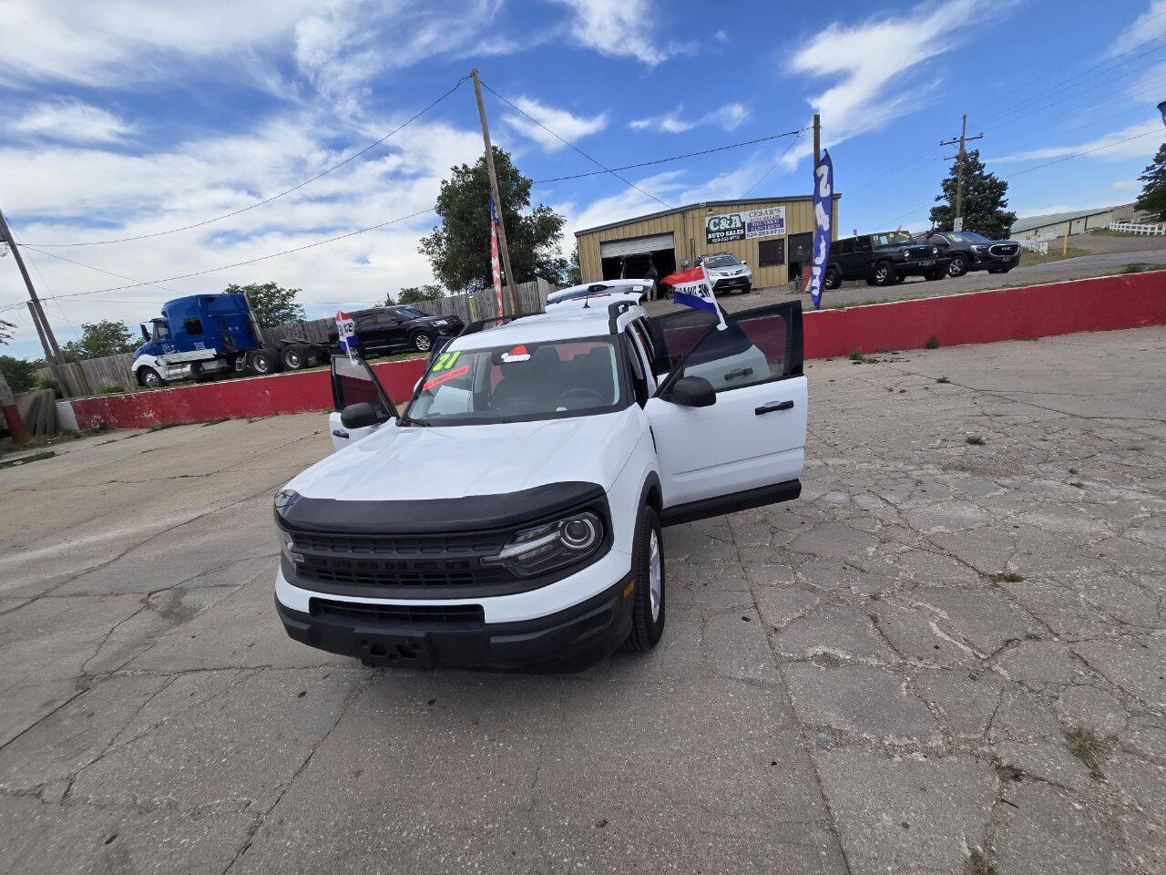 White 2021 Ford Bronco Sport Base AWD Base 4dr SUV 1