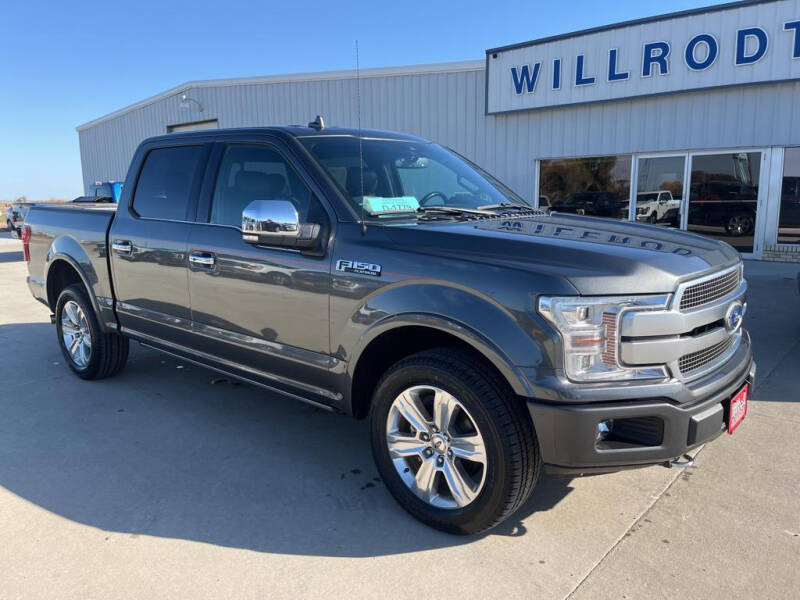 Used 2019 Ford F-150 Platinum with VIN 1FTEW1E43KFB28965 for sale in Chamberlain, SD