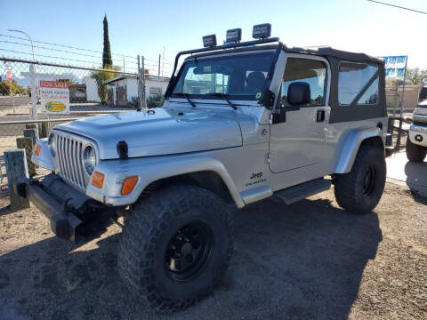2005 Jeep Wrangler for sale at Park N Sell Express in Las Cruces NM