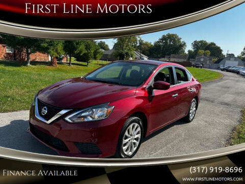 2019 Nissan Sentra for sale at First Line Motors in Jamestown IN