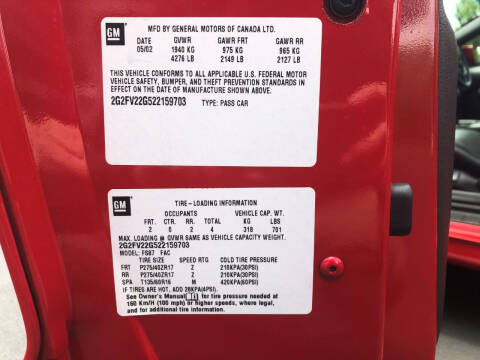 2002 Pontiac Firebird Trans Am