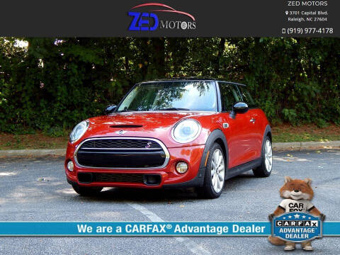 2015 MINI Hardtop 2 Door for sale at Zed Motors in Raleigh NC