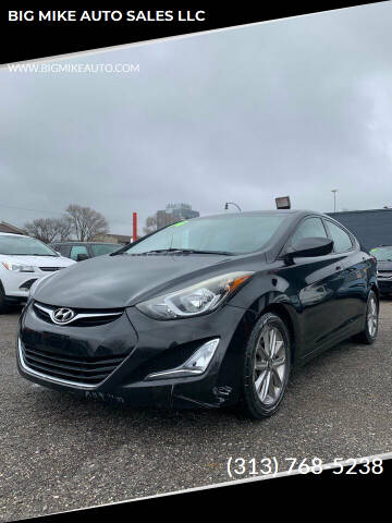 2014 Hyundai Elantra for sale at BIG MIKE AUTO SALES LLC in Lincoln Park MI