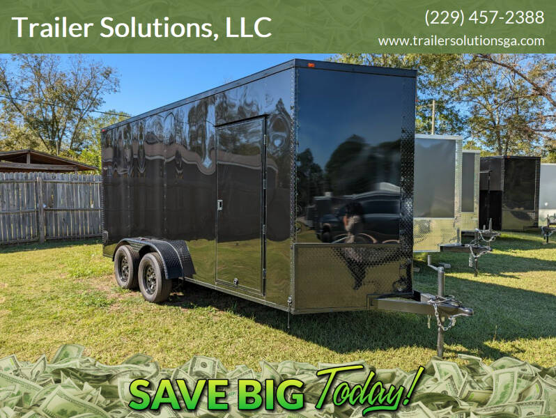2024 T. Solutions 7x16TA ENCLOSED CARGO TRAILER for sale at Trailer Solutions, LLC in Fitzgerald GA