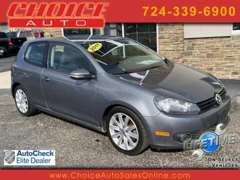 2011 Volkswagen Golf for sale at CHOICE AUTO SALES in Murrysville PA