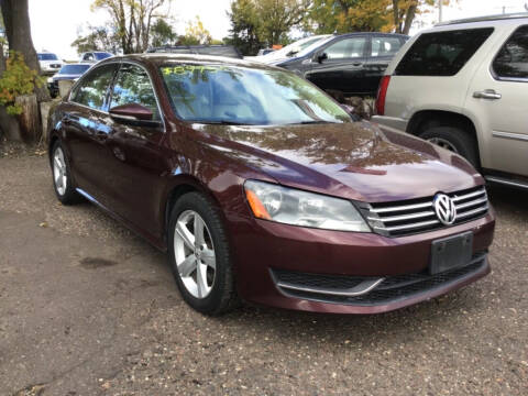 2012 Volkswagen Passat for sale at Sparkle Auto Sales in Maplewood MN