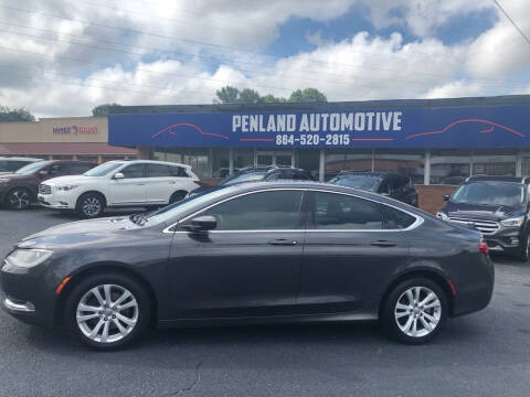 2015 Chrysler 200 for sale at Penland Automotive Group in Laurens SC