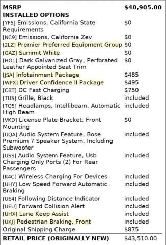 2017 Chevrolet Bolt EV Premier