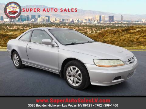 2002 Honda Accord for sale at Super Auto Sales in Las Vegas NV