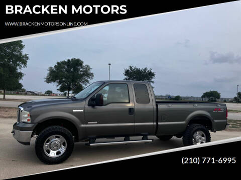 2005 Ford F-350 Super Duty for sale at BRACKEN MOTORS in San Antonio TX