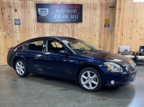 2005 Nissan Maxima for sale at Boone NC Jeeps-High Country Auto Sales in Boone NC