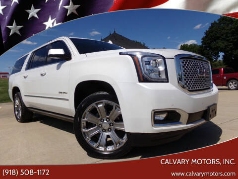 2016 GMC Yukon XL for sale at Calvary Motors, Inc. in Bixby OK