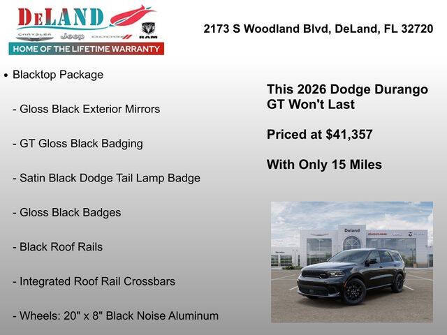 2026 Dodge Durango GT