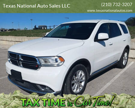 2019 Dodge Durango for sale at Texas National Auto Sales LLC in San Antonio TX