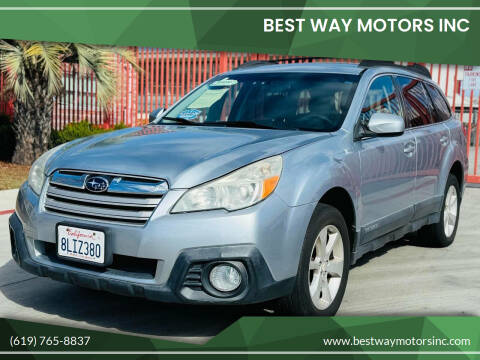2013 Subaru Outback for sale at BEST WAY MOTORS INC in San Diego CA