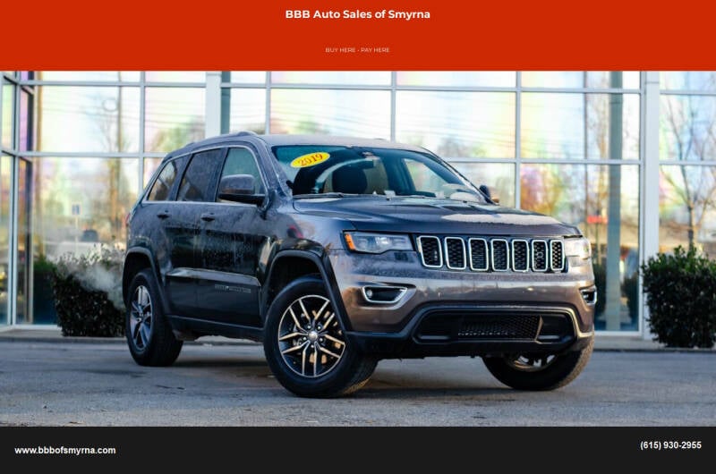 2019 Jeep Grand Cherokee for sale at BBB Auto Sales of Smyrna in Smyrna TN