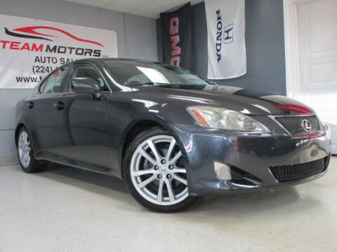 2007 Lexus IS 250 for sale at TEAM MOTORS LLC in East Dundee IL