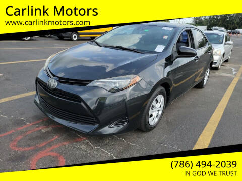 2018 Toyota Corolla for sale at Carlink Motors in Miami FL