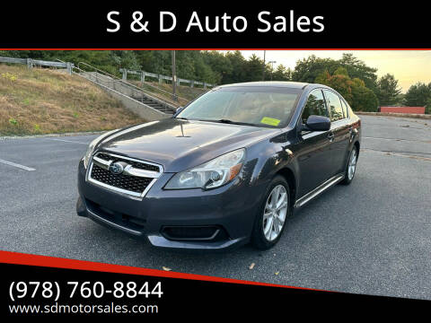 2014 Subaru Legacy for sale at S & D Auto Sales in Maynard MA