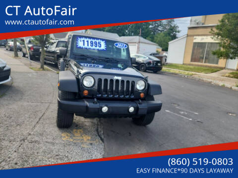 2013 Jeep Wrangler Unlimited for sale at CT AutoFair in West Hartford CT