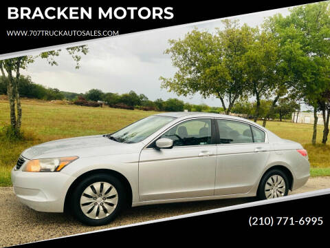 2009 Honda Accord for sale at BRACKEN MOTORS in San Antonio TX