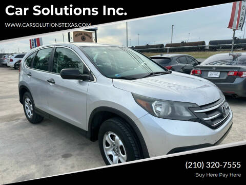 2013 Honda CR-V for sale at Car Solutions Inc. in San Antonio TX