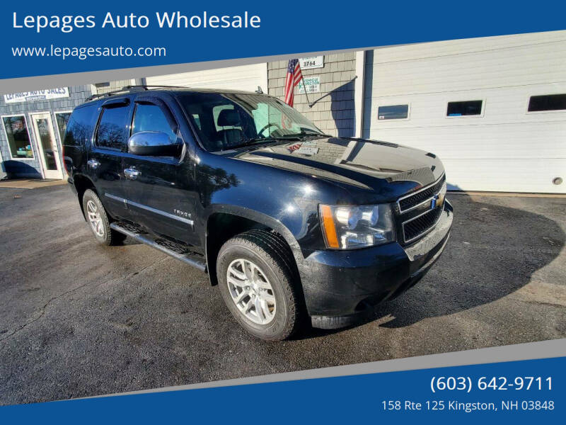 2013 Chevrolet Tahoe for sale at Lepages Auto Wholesale in Kingston NH