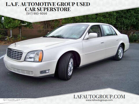 2003 Cadillac DeVille for sale at L.A.F. Automotive Group Used Car Superstore in Lansing MI
