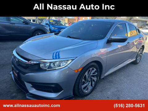 2017 Honda Civic for sale at CAR PRO AUTO SALES in Uniondale NY