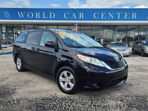 2017 Toyota Sienna for sale at WORLD CAR CENTER & FINANCING LLC in Kissimmee FL