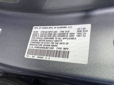 2020 Honda Odyssey EX