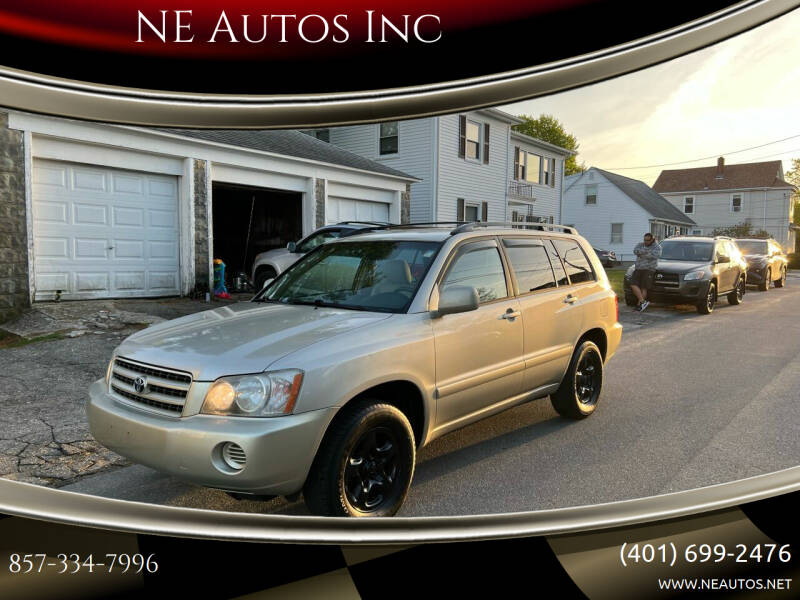 2002 Toyota Highlander for sale at NE Autos Inc in Norton MA