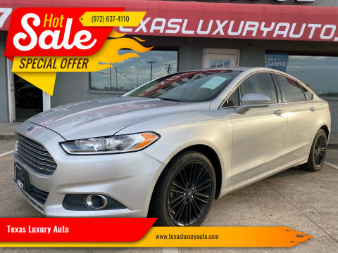 2013 Ford Fusion for sale at Texas Luxury Auto in Cedar Hill TX
