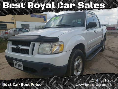 2001 Ford Explorer Sport Trac for sale at Best Royal Car Sales in Dallas TX