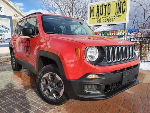 2016 Jeep Renegade for sale at M AUTO, INC in Millcreek UT