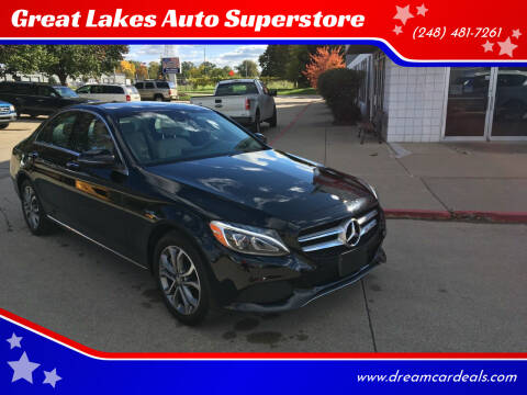 2016 Mercedes-Benz C-Class for sale at Great Lakes Auto Superstore in Waterford Township MI
