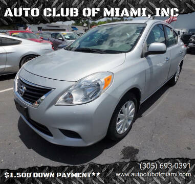 2014 Nissan Versa for sale at AUTO CLUB OF MIAMI, INC in Miami FL