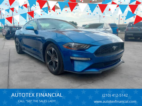 2018 Ford Mustang for sale at AUTOTEX FINANCIAL in San Antonio TX
