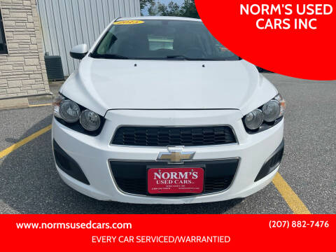 2015 Chevrolet Sonic for sale at NORM'S USED CARS INC in Wiscasset ME