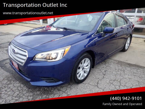 2016 Subaru Legacy for sale at Transportation Outlet Inc in Eastlake OH