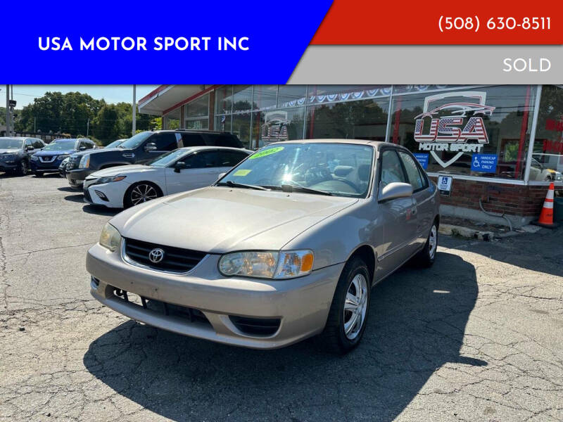 2002 Toyota Corolla for sale at USA Motor Sport inc in Marlborough MA