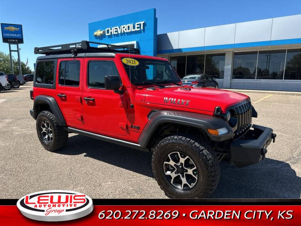 2021 Jeep Wrangler Unlimited for sale at Lewis Chevrolet of Garden City in Garden City, KS