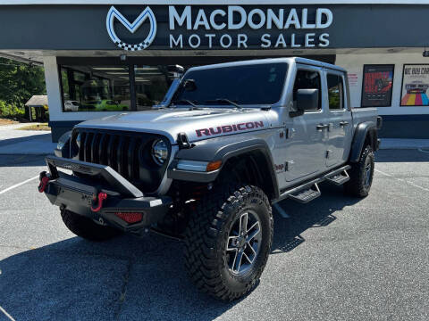 2020 Jeep Gladiator for sale at MacDonald Motor Sales in High Point NC